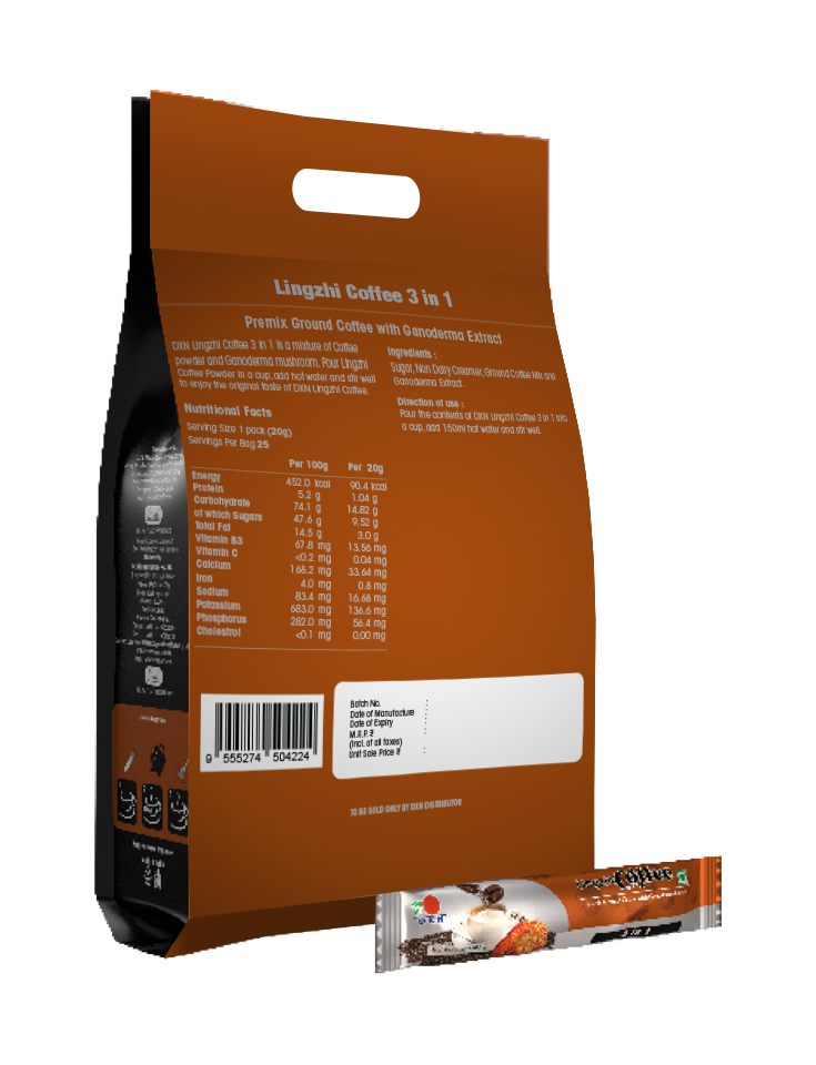 Lingzhi Coffee 3 in 1 (Grounded Coffee)